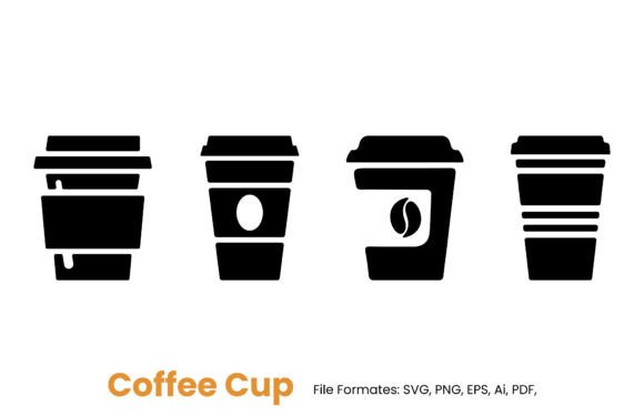 Coffee Cup Svg Silhouette Graphics and Icons